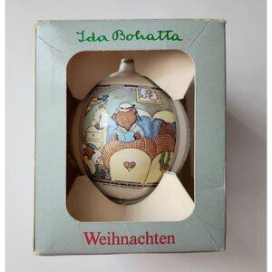 Ida Bohatta Glass The Brown Family Christmas Ornament ars Edition 1984